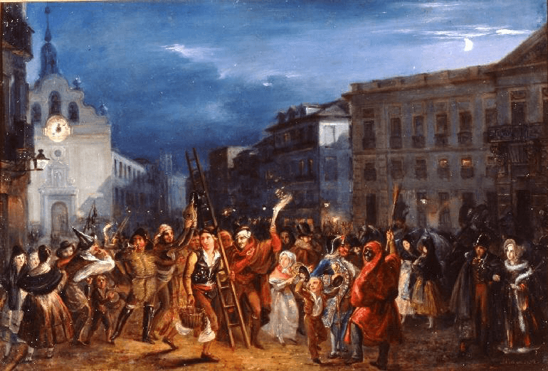 La noche de Reyes en La Puerta del Sol