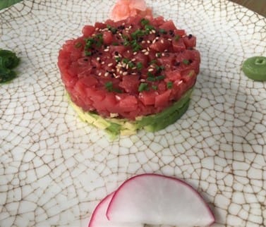 Tartar de atún de almadraba, La Pescadería, El Puerto de Santa María
